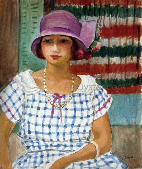  Henri Lebasque Nono in a Pink Hat - Art Print