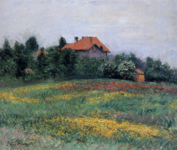  Gustave Caillebotte Norman Landscape - Art Print