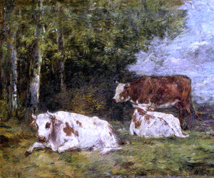  Eugene-Louis Boudin A Norman Pasture - Art Print