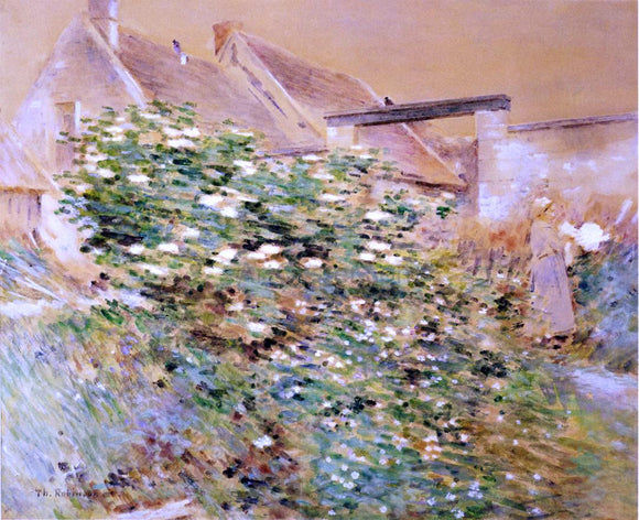 Theodore Robinson Normandy Farm, A Characteristic Bit, Givernyy - Art Print