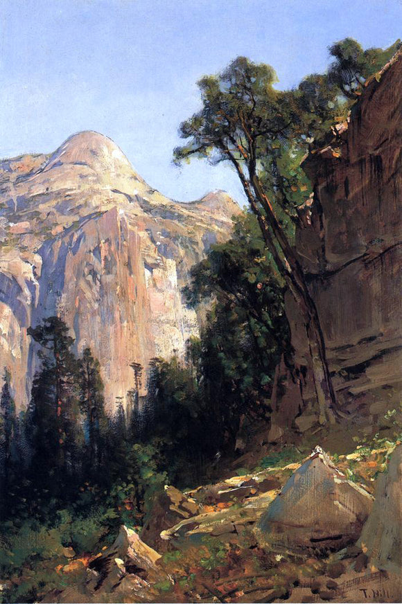  Thomas Hill North Dome, Yosemite Valley - Art Print
