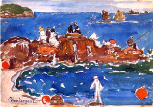  Maurice Prendergast North Shore #3, Massachusetts - Art Print