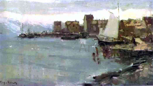  Constantin Alexeevich Korovin Norwegian Harbour - Art Print