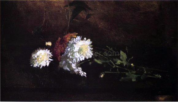  John La Farge Nosegay of Chrysanthemums - Art Print