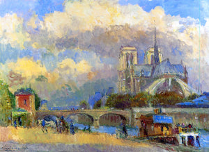  Albert Lebourg Notre Dame de Paris - Art Print