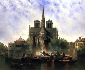  Edwin Deakin Notre Dame, Paris - Art Print