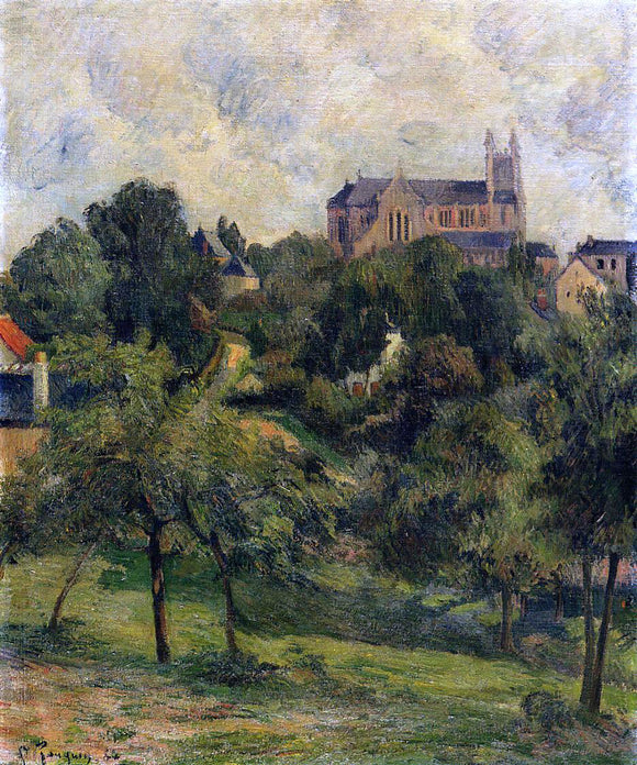  Paul Gauguin Notre-Dame-des-Agnes, Rouen - Art Print