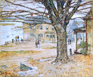  Frederick Childe Hassam November, Cos Cob - Art Print