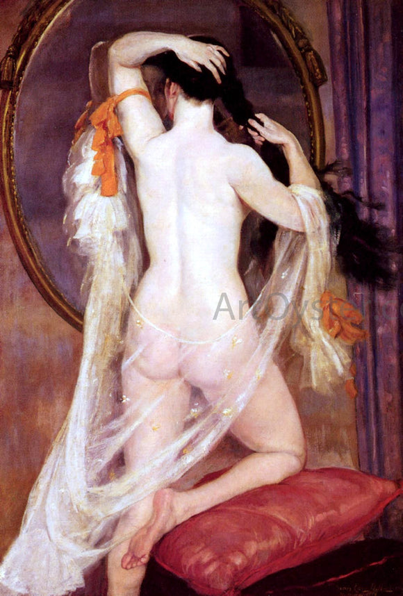  Henry Caro-Delvaille Nu Au Miroir - Art Print