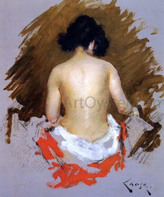  William Merritt Chase Nude - Art Print