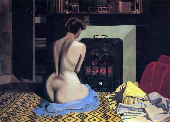  Felix Vallotton Nude at the Stove - Art Print