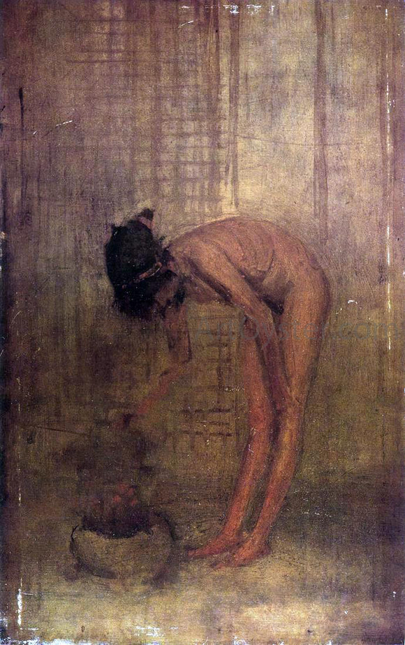  James McNeill Whistler Nude Girl with a Bowl - Art Print