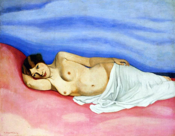  Felix Vallotton Nude in Bed - Art Print