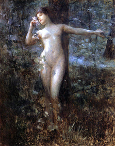  Julius LeBlanc Stewart A Nude in the Forest - Art Print