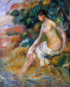  Pierre Auguste Renoir Nude in the Greenery - Art Print