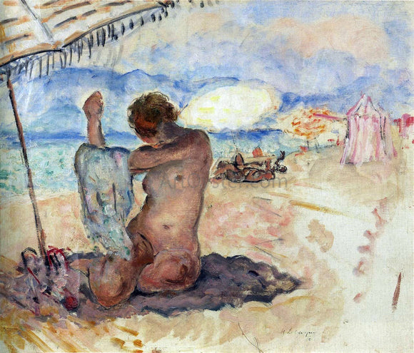  Henri Lebasque Nude on the Beach - Art Print