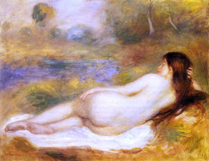 Pierre Auguste Renoir Nude Reclining on the Grass - Art Print