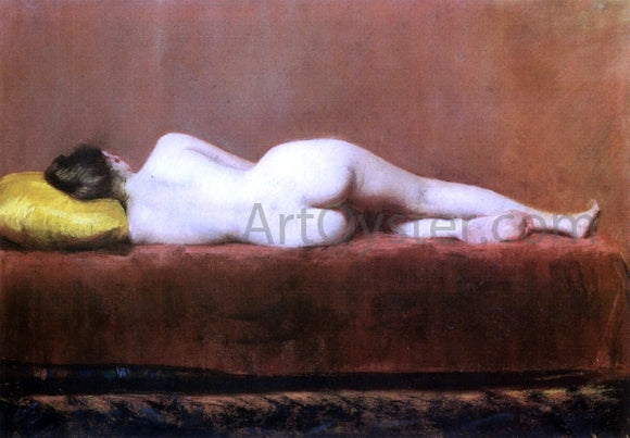  William Merritt Chase Nude Recumbent - Art Print