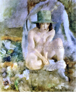  Jules Pascin Nude with a Green Hat - Art Print