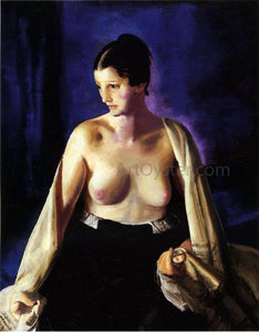  George Wesley Bellows A Nude with White Shawl - Art Print