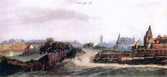  Albrecht Durer Nuremberg seen from the South - Art Print