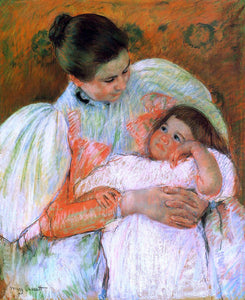  Mary Cassatt Nurse and Child - Art Print