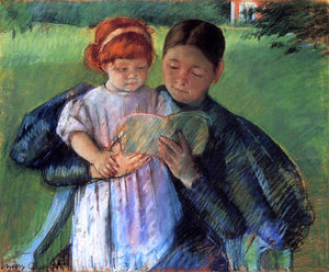  Mary Cassatt Nurse Reading to a Little Girl - Art Print