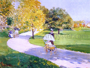  Frederick Childe Hassam Nurses in the Park - Art Print