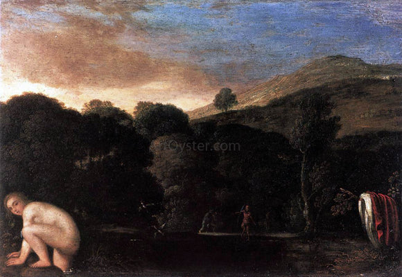  Adam Elsheimer Nymph Fleeing Satyrs - Art Print