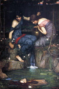  John William Waterhouse Nymphs Finding the Head of Orpheus - Art Print