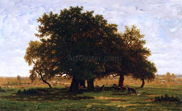  Theodore Rousseau Oak Grove, Apremont - Art Print