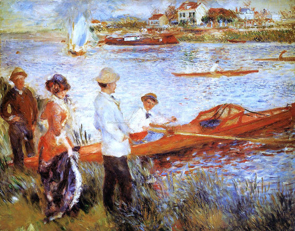  Pierre Auguste Renoir An Oarsmen at Chatou - Art Print