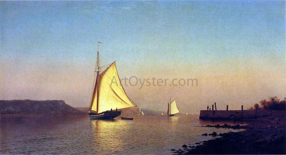  Francis A Silva October on the Hudson - Art Print