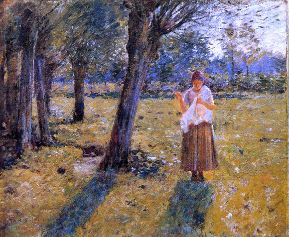  Theodore Robinson October Sunlight - Art Print