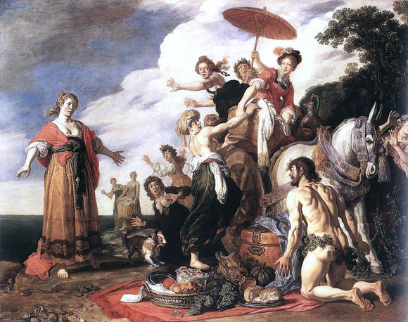  Pieter Lastman Odysseus and Nausicaa - Art Print