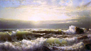  William Trost Richards Off Conanicut, Newport - Art Print