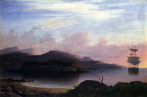  Fitz Hugh Lane Off Mount Desert - Art Print