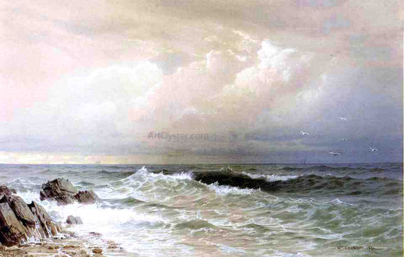  William Trost Richards Off the Coast of Rhode Island - Art Print