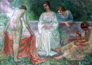  Henri Lebasque Offering in the Garden - Art Print