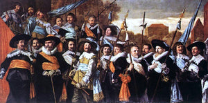  Frans Hals Officers and Sergeants of the St George Civic Guard Company - Art Print