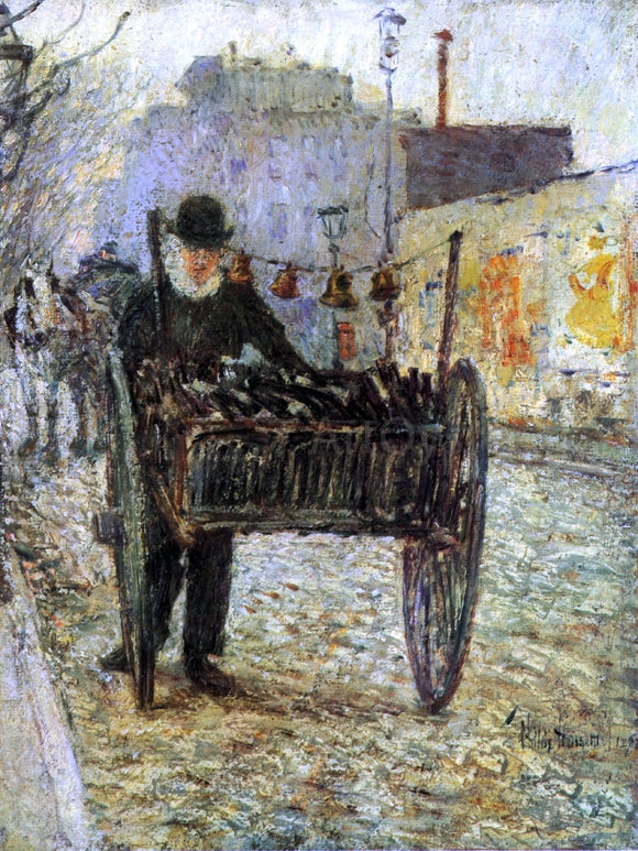  Frederick Childe Hassam Old Bottle Man - Art Print