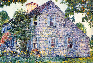  Frederick Childe Hassam Old House, East Hampton - Art Print