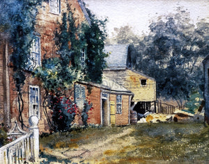  Frederick Childe Hassam Old House, Nantucket - Art Print