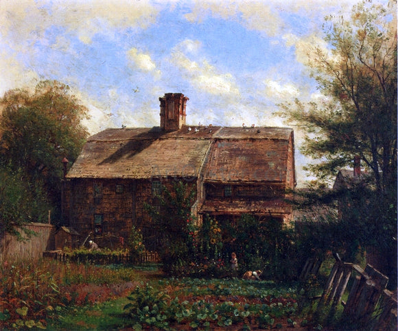  Thomas Worthington Whittredge Old House, Westport - Art Print