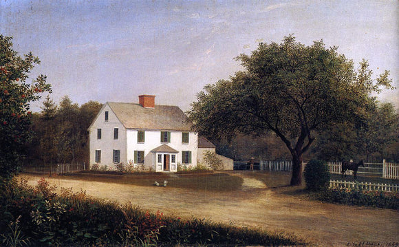  Fitz Hugh Lane Old Stevens Homestead, Castine - Art Print