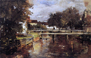  Frank Duveneck Old Towl Brook, Polling, Bavaria - Art Print