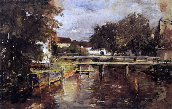  Frank Duveneck Old Towl Brook, Polling, Bavaria - Art Print