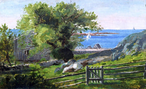 Frank Henry Shapleigh Old Willow at Cohasset, MA., 1880 - Art Print