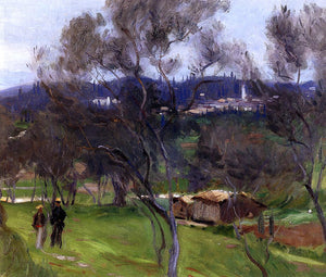  John Singer Sargent Olive Trees, Corfu - Art Print