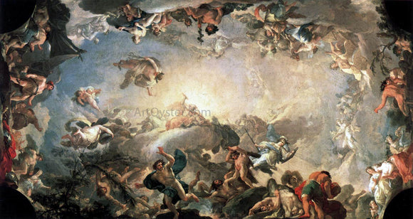  Francisco Bayeu Y Subias Olympus: The Fall of the Giants - Art Print